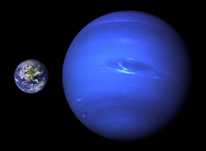 Neptune Earth compare