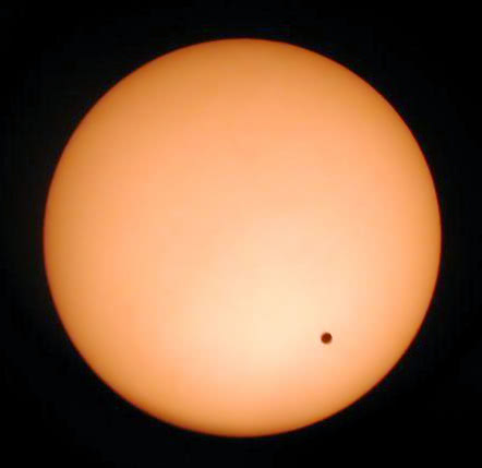 Venus transit of Sun