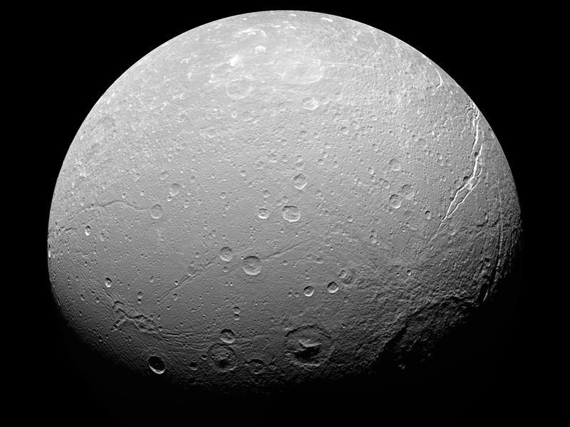 Saturn moon Dione