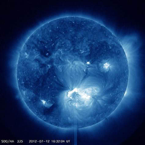solar flare 07 12 2012