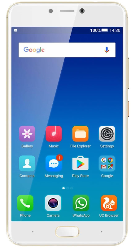 Android smartphone white