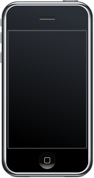 dark smartphone blank