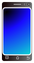 smartphone blue screen 2
