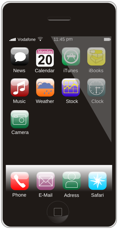 smartphone w icons