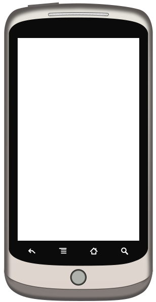 smartphone white screen