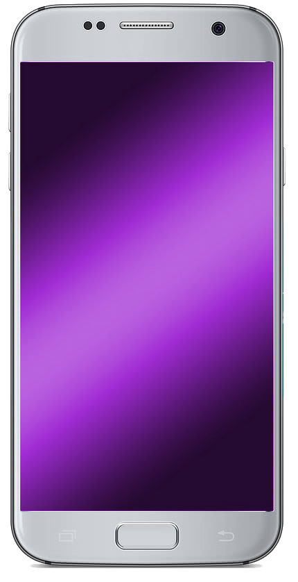 smartphone generic silver purple