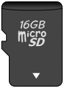 micro SD card 16GB