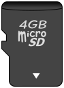 micro SD card 4GB
