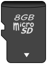 micro SD card 8GB