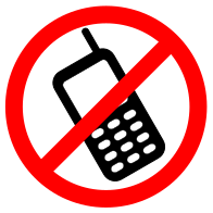no cellphones allowed