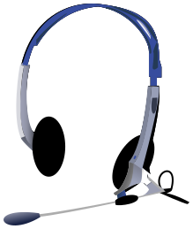 headset clipart