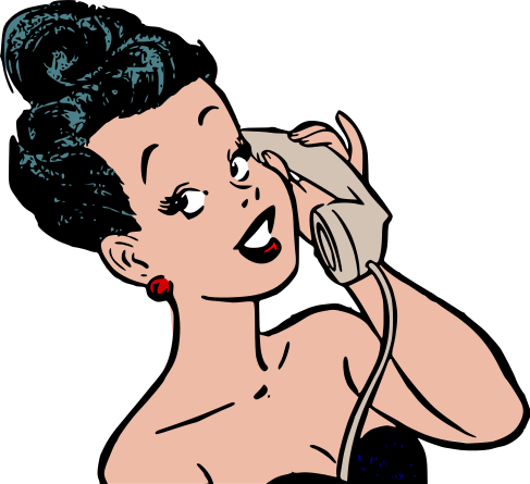woman-phoning