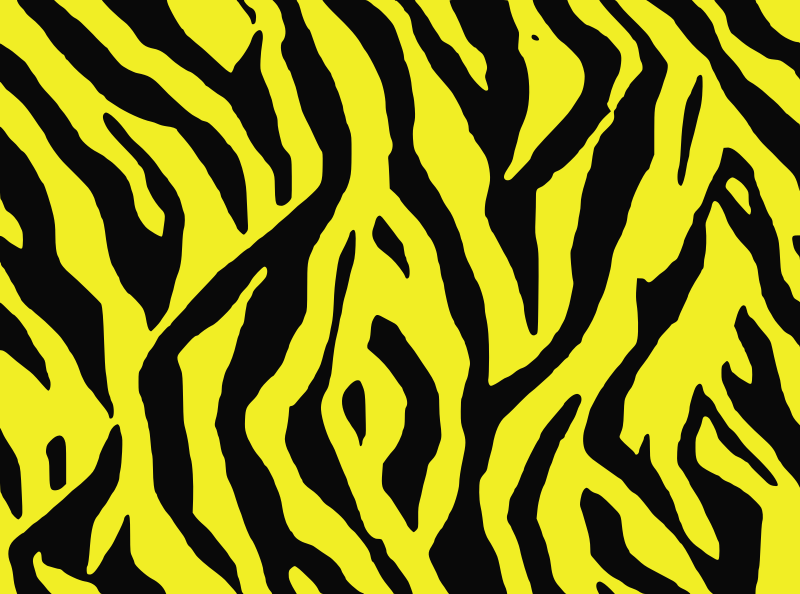 animal stripes yellow