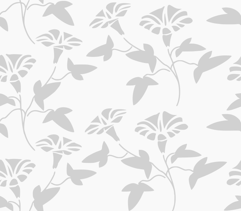 floral seamless pattern gray