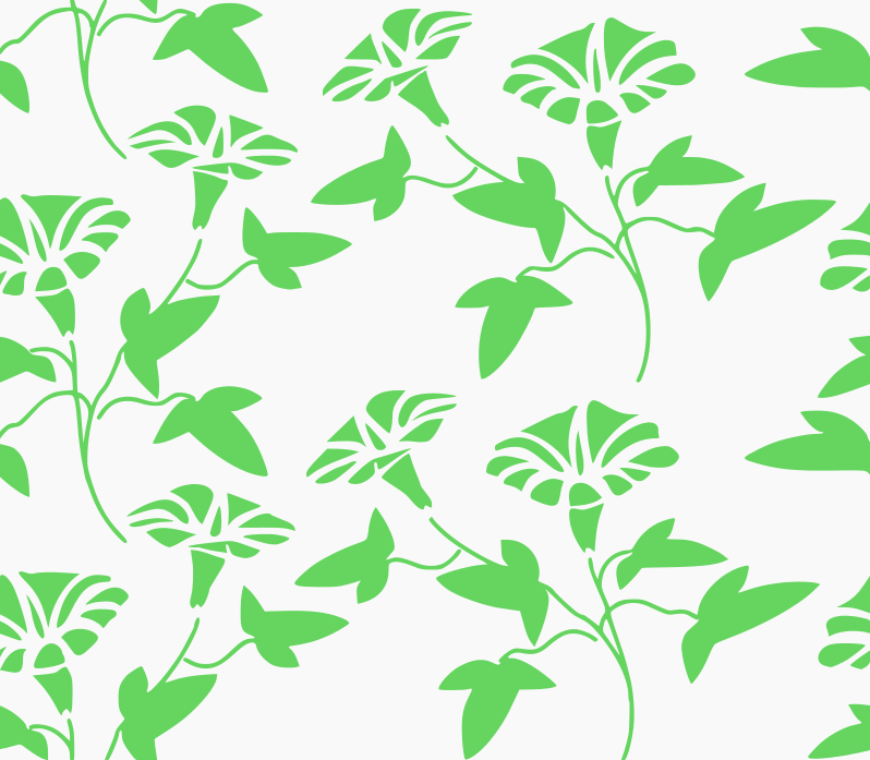 floral seamless pattern green