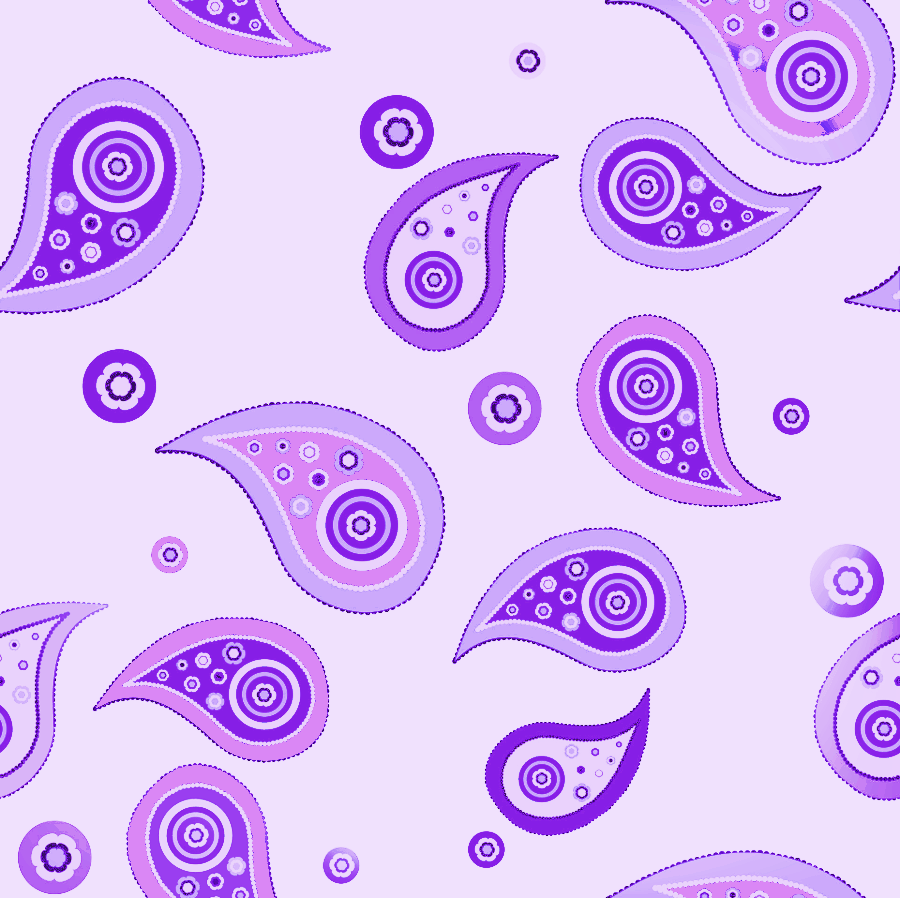 paisley pattern purple