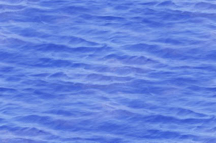 rippling blue water