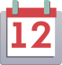calendar icon 12