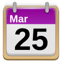 date March 25