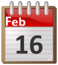 calendar February 16