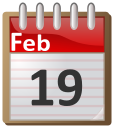 calendar February 19