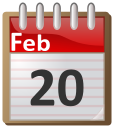 calendar February 20