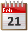 calendar February 21