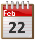 calendar February 22