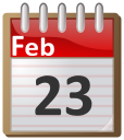 calendar February 23