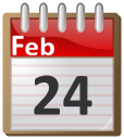calendar February 24