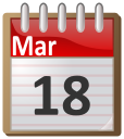 calendar March 18