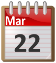 calendar March 22