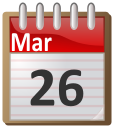 calendar March 26