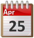 calendar April 25