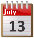 calendar July 13