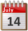 calendar July 14