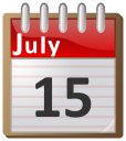 calendar July 15
