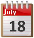 calendar July 18