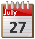 calendar July 27