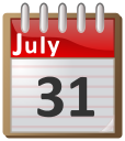 calendar July 31