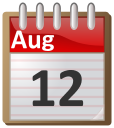 calendar August 12