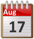 calendar August 17