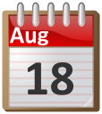 calendar August 18