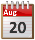 calendar August 20