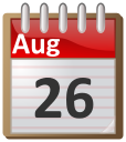calendar August 26
