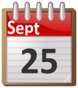 calendar September 25