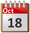 calendar October 18