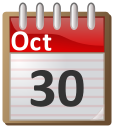 calendar October 30