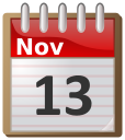 calendar November 13
