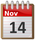 calendar November 14